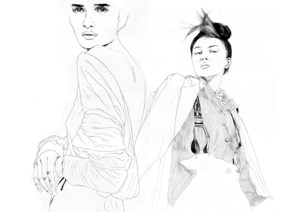 位圖插畫時尚插畫人物插畫插畫師免費素材