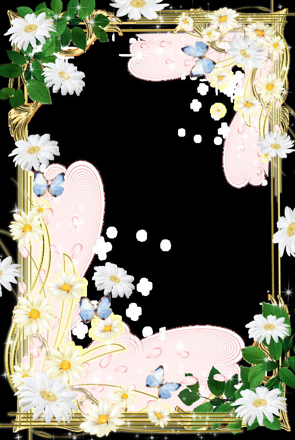 花樣相框圖片