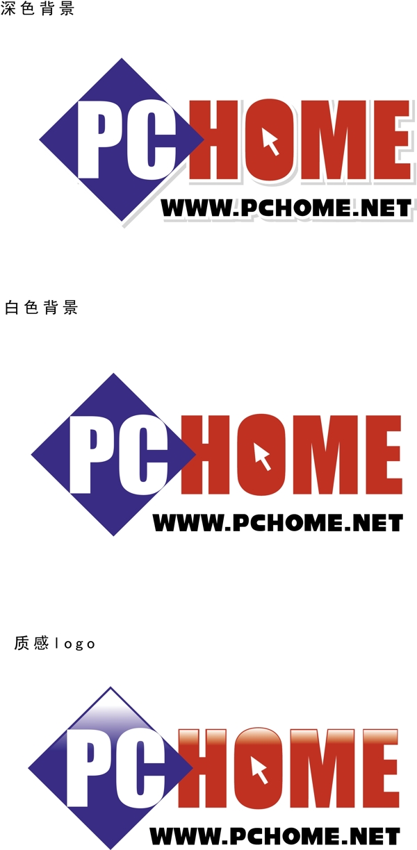 pchomenet矢量logo圖片