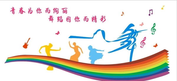 舞蹈文化墻