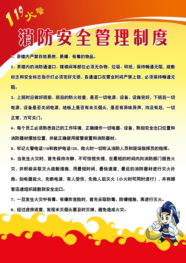 消防安全管理制度圖片