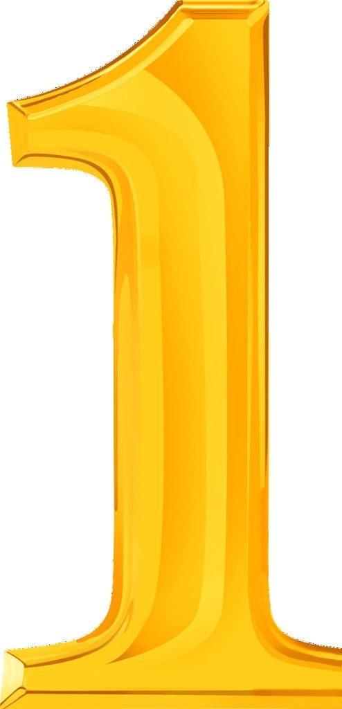 金黃色數(shù)字圖片
