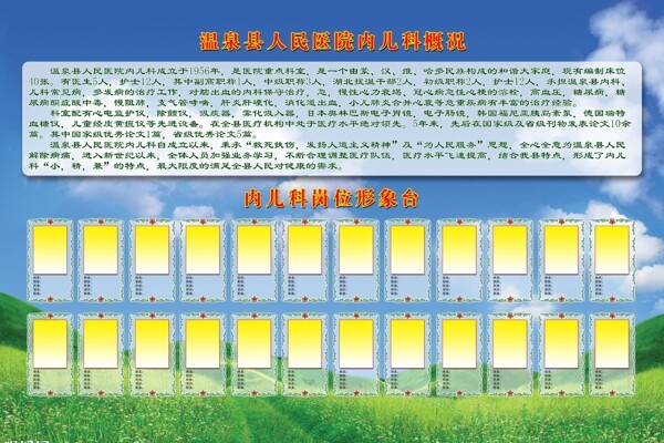 醫(yī)院展板圖片