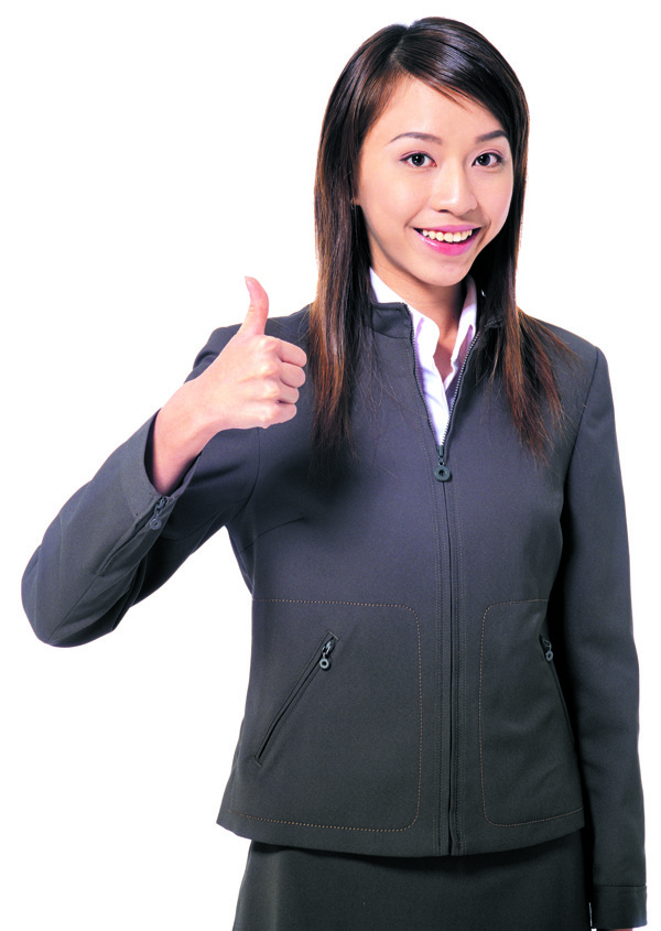 舉起拇指的女性圖片