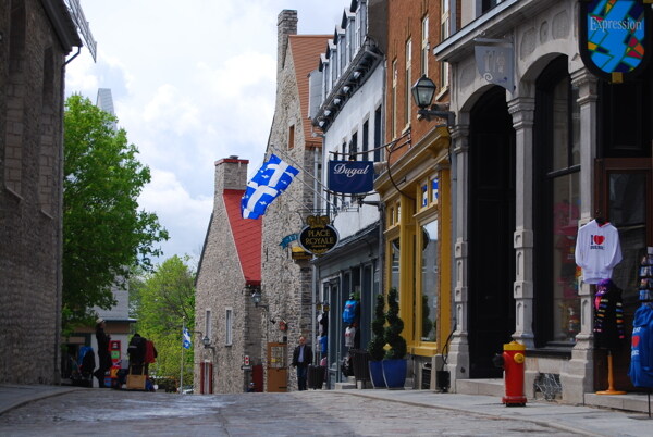 魁北克街景图片