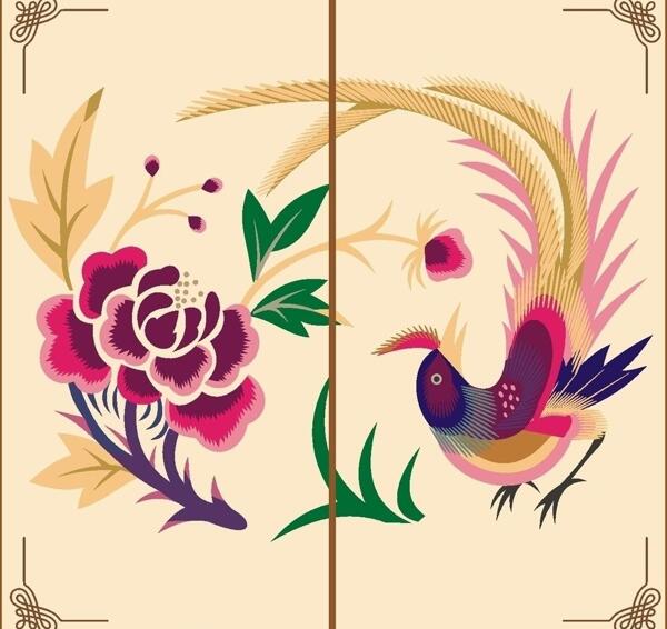 古典花紋