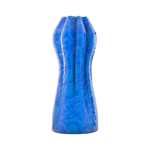 现代欧式艺术花瓶生活装饰用品陶瓷蓝瓶子