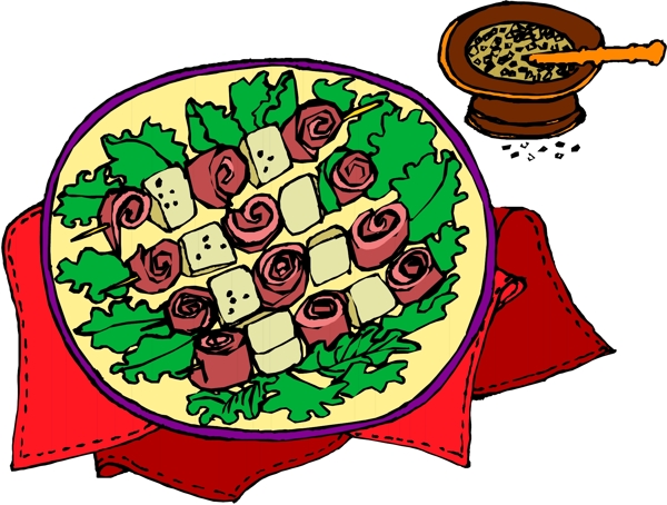 食物矢量圖