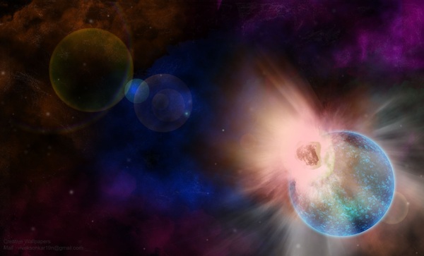 斑斕奪目星空