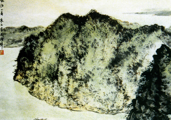 鏡泊一角