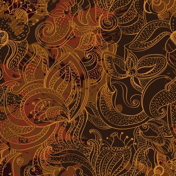 時(shí)尚花紋設(shè)計(jì)素材