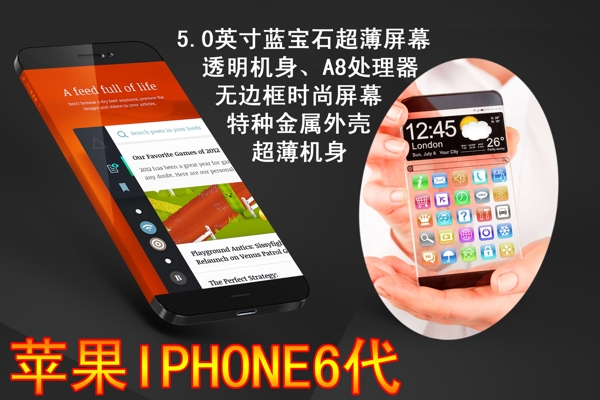 蘋果6代海報(bào)