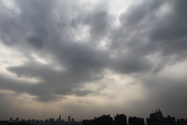 重慶傍晚天空?qǐng)D片