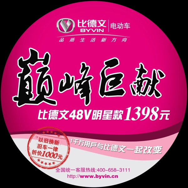 比德文電動車圖片