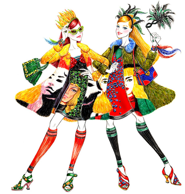 手繪服裝設(shè)計(jì)