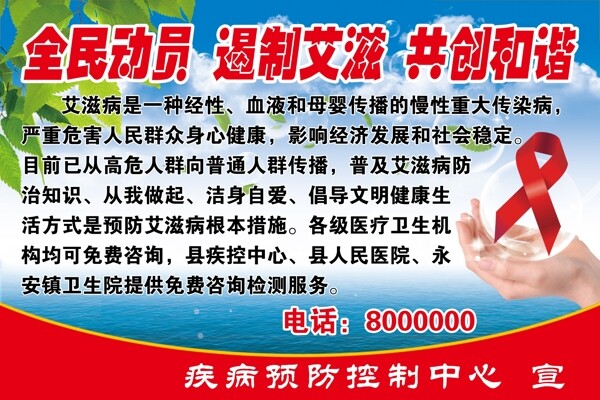 艾滋病海報(bào)