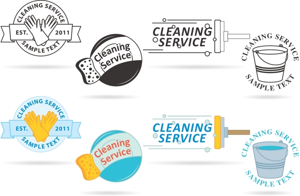 清洁服务标识Logo