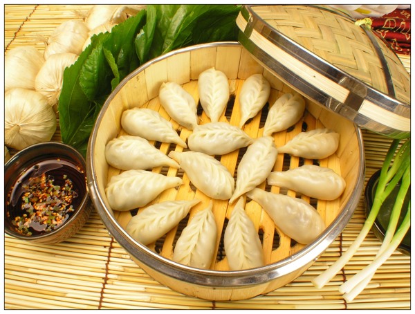 桑葉蒸餃圖片