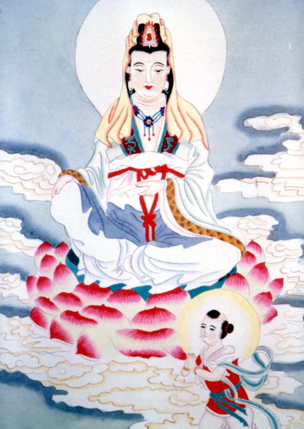 觀音神仙佛像國畫0048