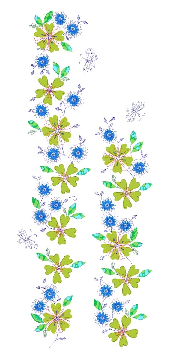 花紋花朵背景圖片