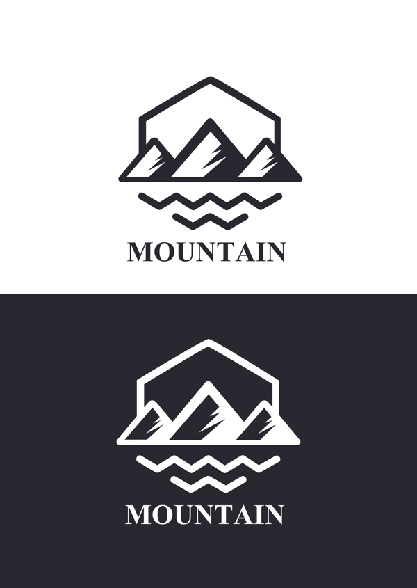 户外登山logo