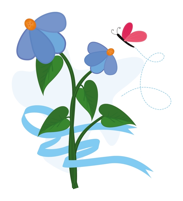 藍(lán)色花植物