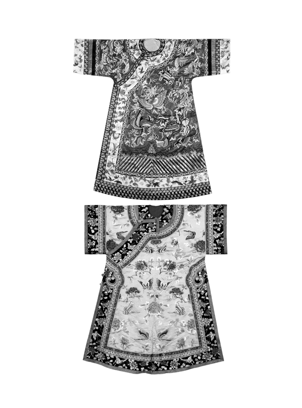 龙袍织锦高清图片素材