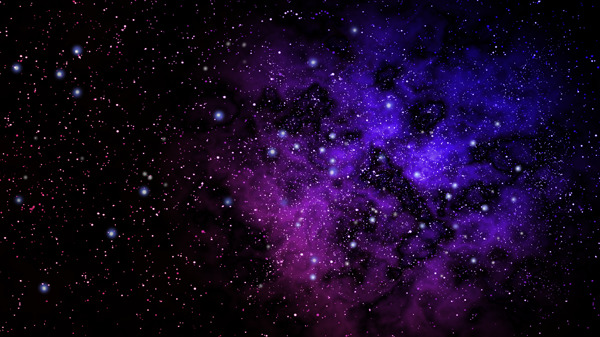 紫色星空太空免抠png透明素材