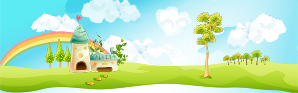 小清新banner背景