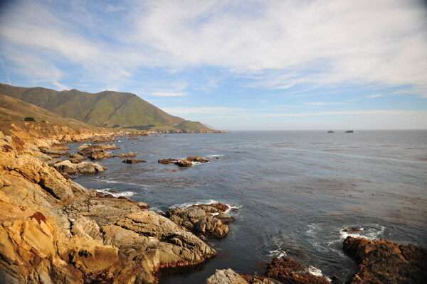 美国加州17哩海岸风景