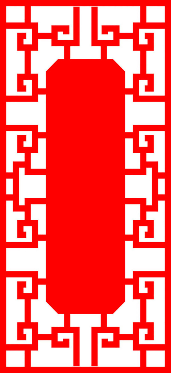 方形鏤空裝飾