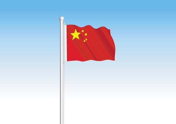 中国国旗矢量素材内含EPSaijpg