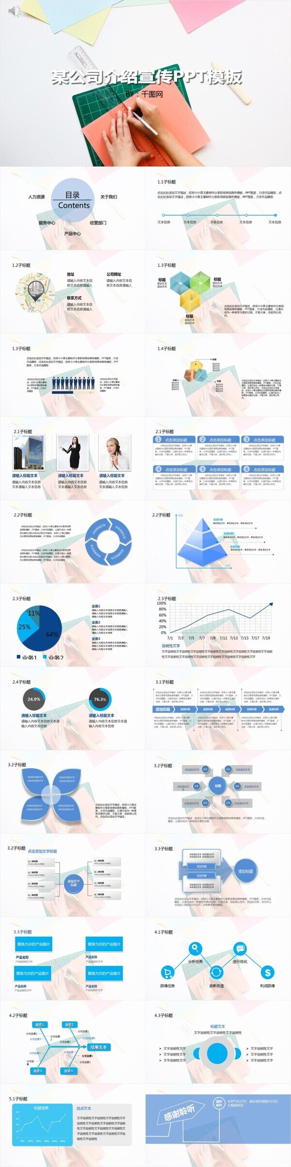 公司介紹宣傳PPT模板