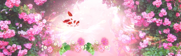 美艷花叢全屏海報(bào)