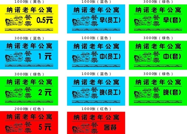 納諾餐票圖片