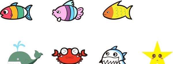 卡通魚圖片