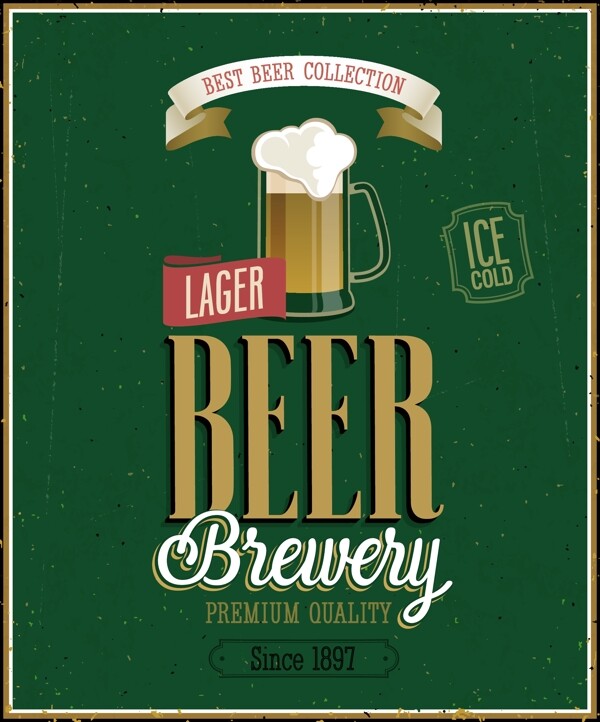 国外啤酒海报图片