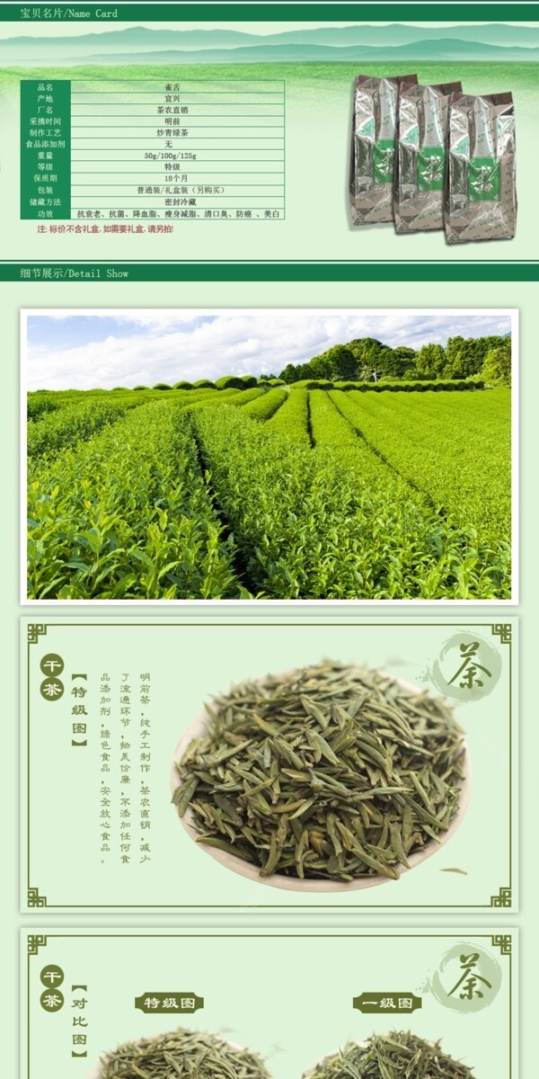 淘寶茶葉詳情頁