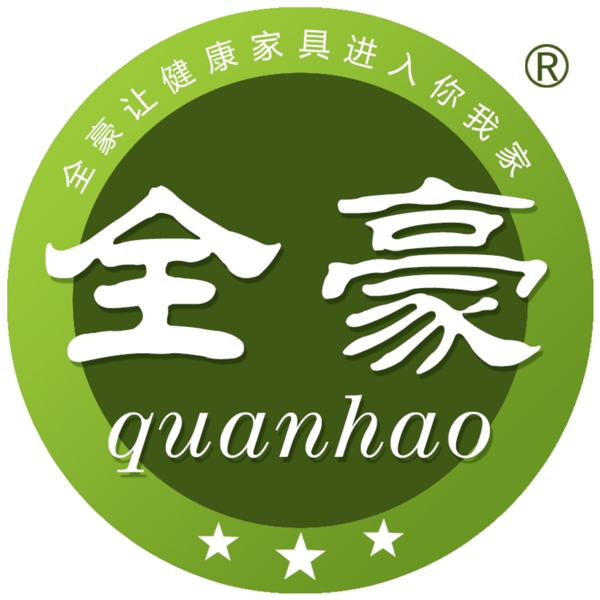 圆形绿色logo图标