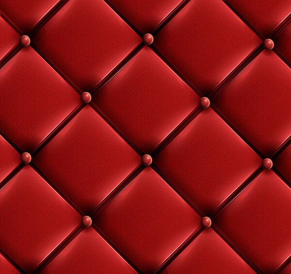 红色沙发皮革背景矢量素材图片