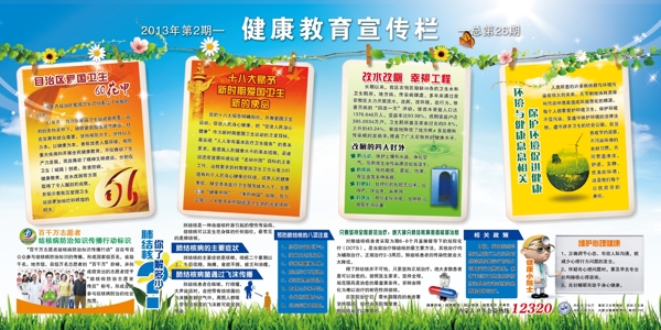 健康教育宣傳欄第二期圖片