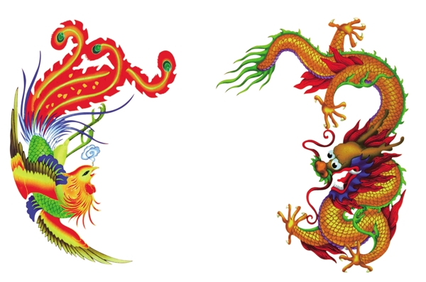 龍鳳呈祥PSD分層素材