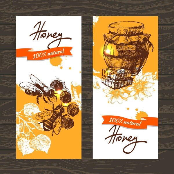 蜂蜜海报设计