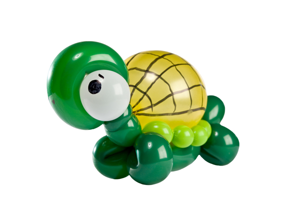 可爱的气球乌龟