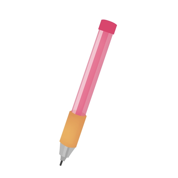 粉色中性笔工具