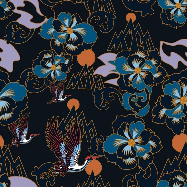 線條花圖片