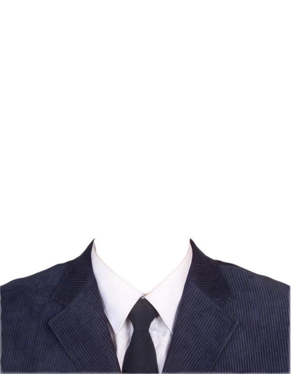 證件照服裝PSD素材圖片