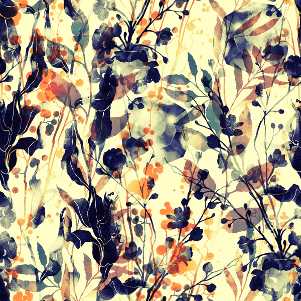 树叶抽象图片