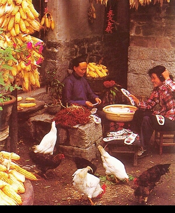 沂蒙山区农民生活图片