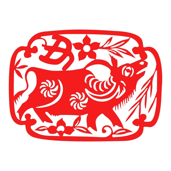 矢量圖風(fēng)格中國風(fēng)民族風(fēng)剪紙免費(fèi)素材